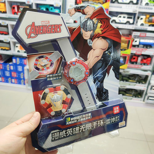 手环儿童拉线旋转指尖陀螺玩具