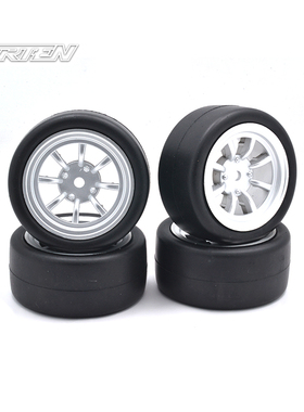 CARTEN M210 1/10 MiniM车八爪轮芯-电镀雾银 ET+1MM #NBA260-1