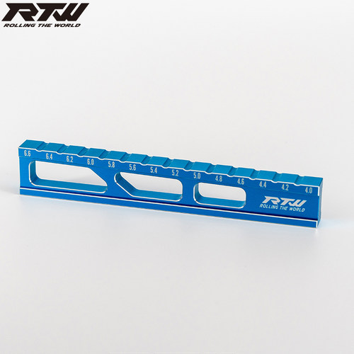 RTW  调车工具 高精度铝制下止点尺 蓝（4.0-6.6mm）RTW-TC4066L