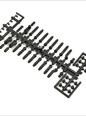 SWORKz 1/10 S12-2  轴套及拉杆头組 (黑色)  SW-2501798A