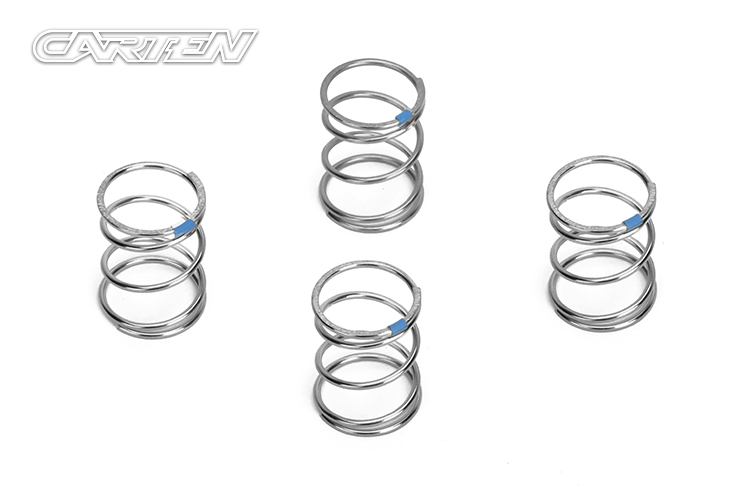 CARTEN M210 1/10 Mini 4WD 避震器弹簧1.2*22 蓝硬 #NBA225