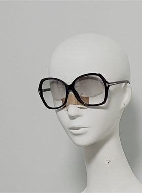 TF9328 意产进口定制变色板材太阳镜 超大框修脸墨镜 经典 闭眼入