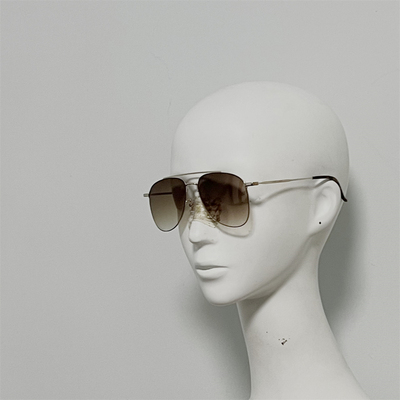 SL392 金属飞行员式太阳镜 超超轻20克 大框修脸墨镜 蛤蟆镜 样板