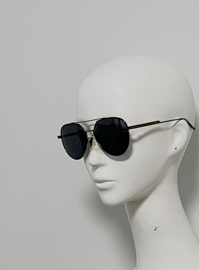 B和V 1013 飞行员太阳镜蛤蟆镜 大框修脸墨镜 钛金属鼻托 分尺寸