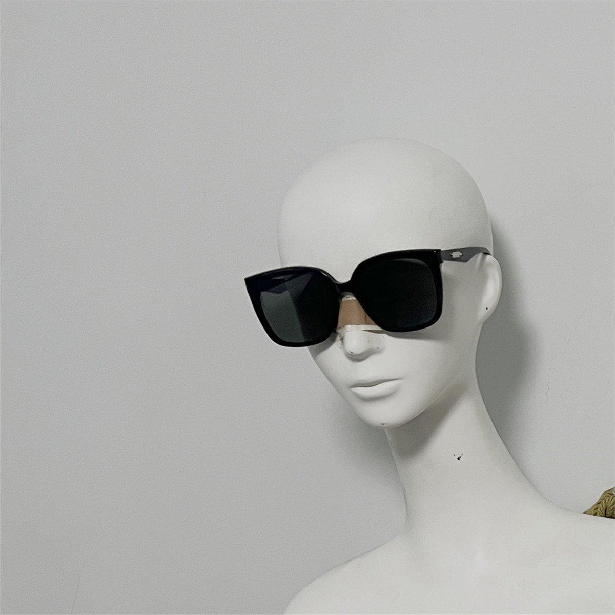 棒子A52 男女意产进口板材超大方框太阳镜 大框修脸墨镜 小瑕处理