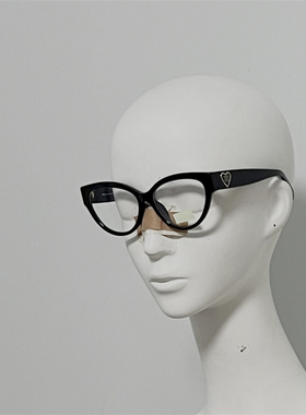 C和H 3436 意产板材光学镜 女式猫眼修脸眼镜 近视镜 有瑕疵 福利