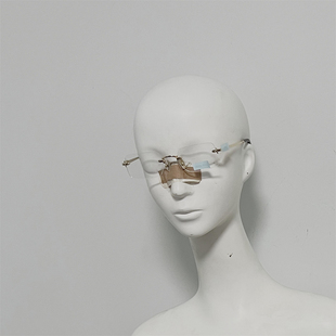 VMU50Y 女式无框眼镜 光学镜 小框近视镜 26年新款 多色 INS热款