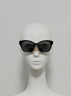 SMU01Z 意产进口定制板材太阳镜 超大猫眼框修脸墨镜 25年新款INS
