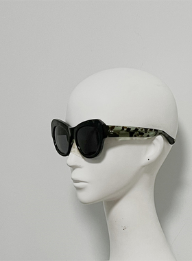 DVN99 LF意产定制花料板材太阳镜 女式大框猫眼修脸墨镜 INS热款