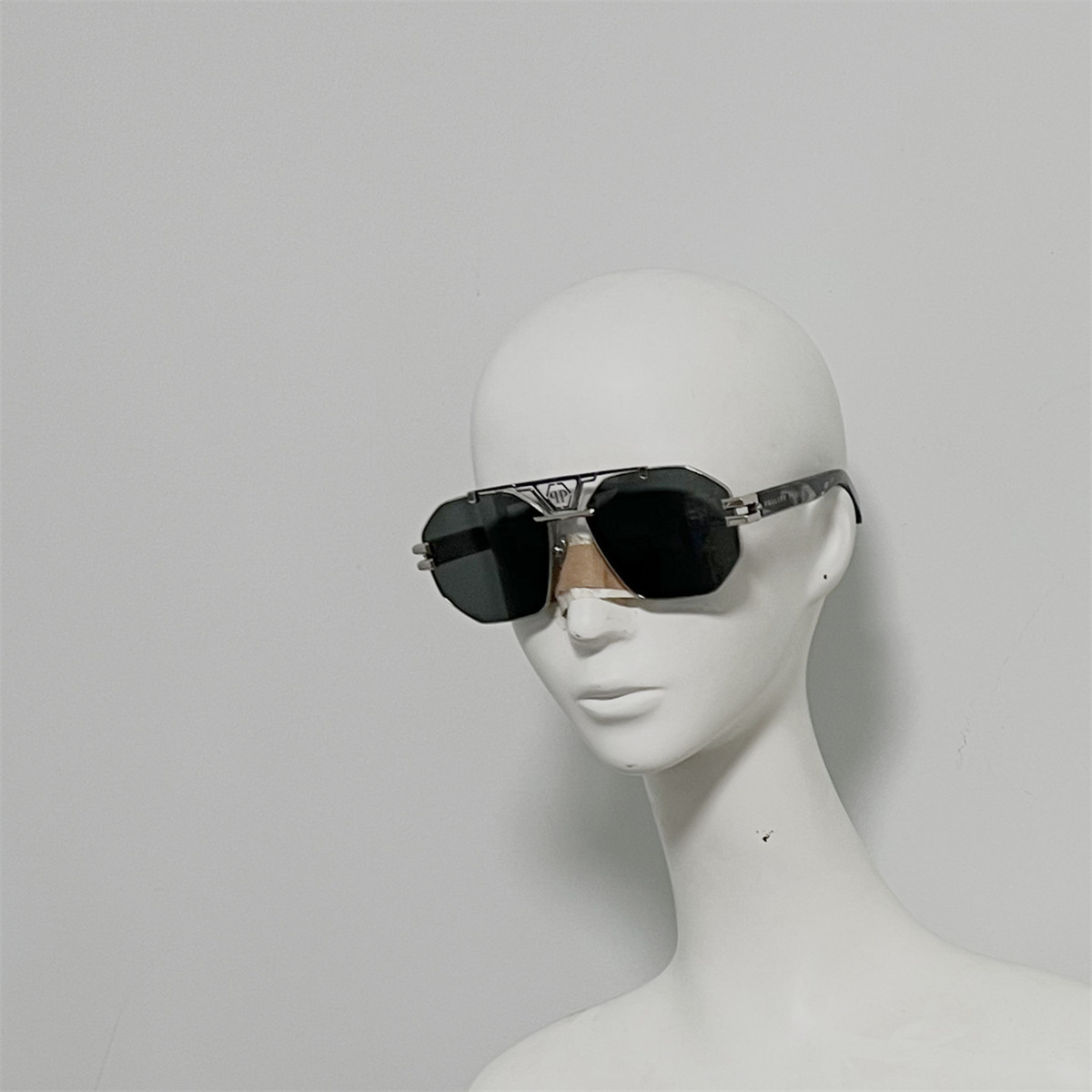 奢品PP SPP077V 钛金属款撞色太阳镜超超大框飞行员墨镜 26年新款