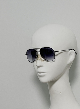 SL195T 钛金属飞行员式太阳镜 超轻24克 斯文小框墨镜 蛤蟆镜