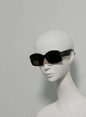 TF1218 意大利进口定制板材太阳镜 大框修脸墨镜 黄色夜视镜片