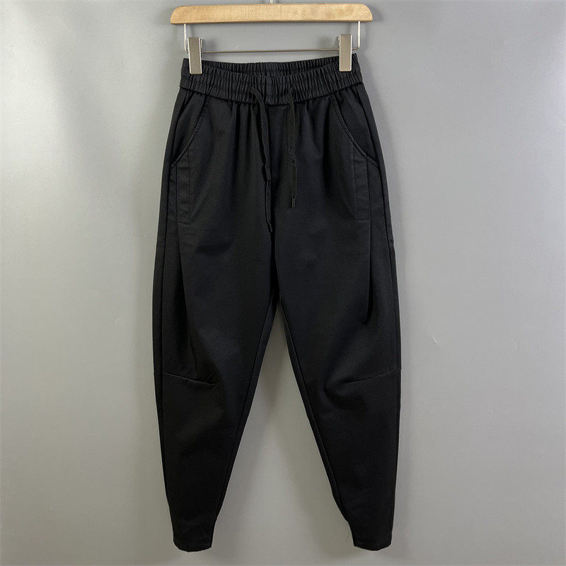秋冬大码哈伦裤阔腿男士小脚裤束口休闲百搭宽松老爹裤弹力潮长裤,男装,休闲裤,淘宝优惠券,粉丝福利购,淘宝优惠卷