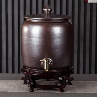 景德镇陶瓷水缸水桶家用厨房油缸抽水龙头茶水缸泡茶过滤净纯水机