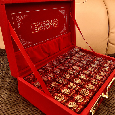 新婚礼物定制款水晶滴胶麻将成品纯手工制作带礼盒装