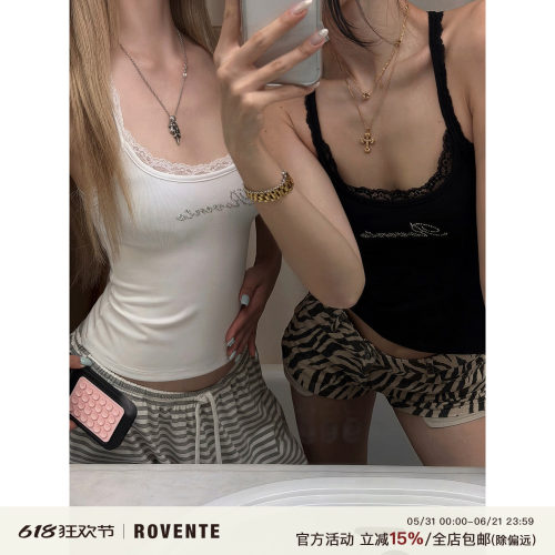 rovente纯欲捕手蕾丝背心吊带