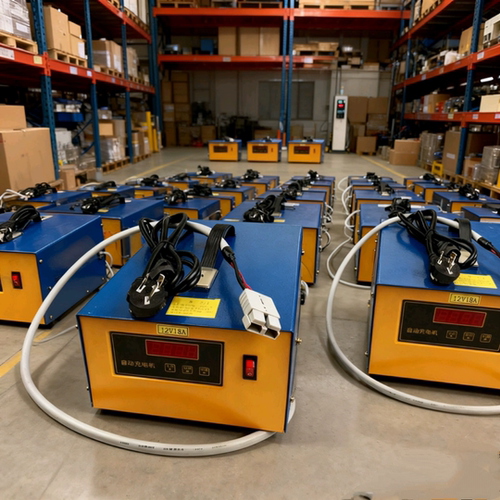 电动叉车丰灵充汉姆半12v18a