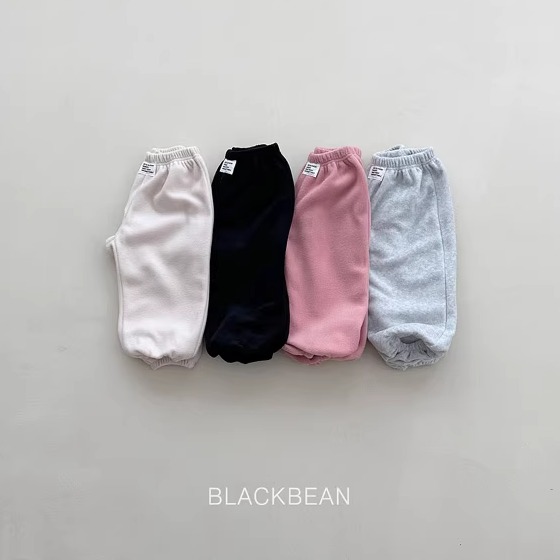 儿童小童摇粒绒收口休闲裤 韩国南大门童装2025冬款男女童裤子960