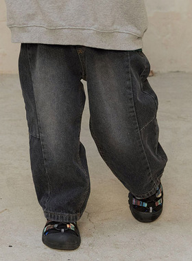 儿童时尚休闲牛仔裤 NAVI韩国进口童装代购26春中大男女童长裤003