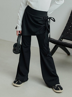 中大童女童时尚喇叭裤裙裤 Dore韩国代购童装2026春款儿童长裤431