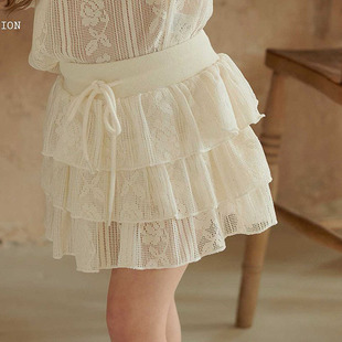 26夏款 小童659 童装 女童儿童甜美公主冰丝蛋糕短裙MELIKEY韩国代购
