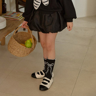 可爱亮面花苞裙裤berry韩国进口童装代购26春款中小童儿童女童040