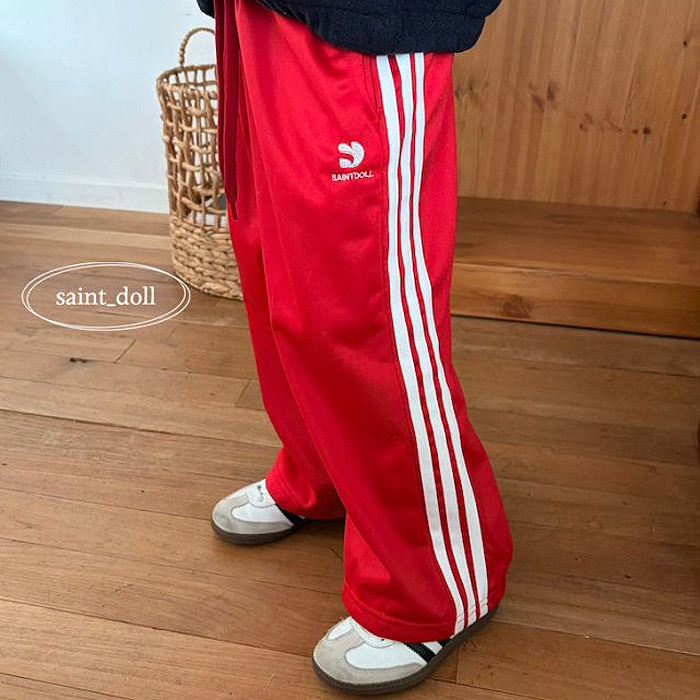 儿童三条杠亲子运动裤 韩国南大门童装2025冬款中大男女童长裤066