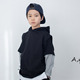 2026春款 儿童纯色时尚 童装 AME韩国代购 中大男童508 休闲连帽马甲
