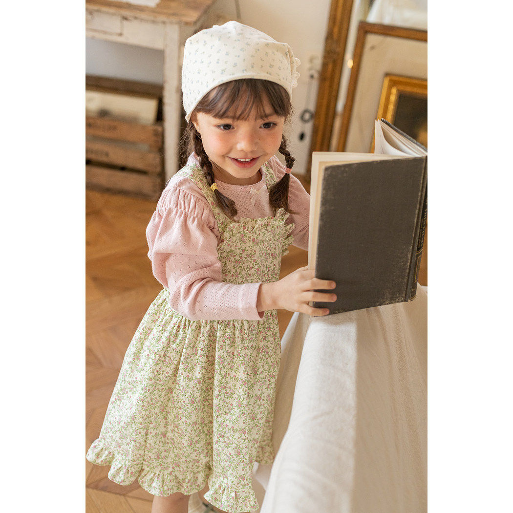 田园公主连衣裙MilkPowder韩国童装代购26春款儿童女童背心裙542