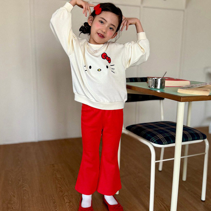 女童小童休闲卫衣微喇裤套装 GIOIELLO韩国代购童装26秋款儿童026