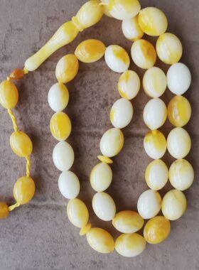 天然蜜蜡多圈手链念珠佛珠蜜蜡情侣手串蜜蜡珠饰品男女款手珠链子