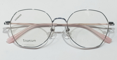 GZ女式镜架多边形钛合金轻盈舒适