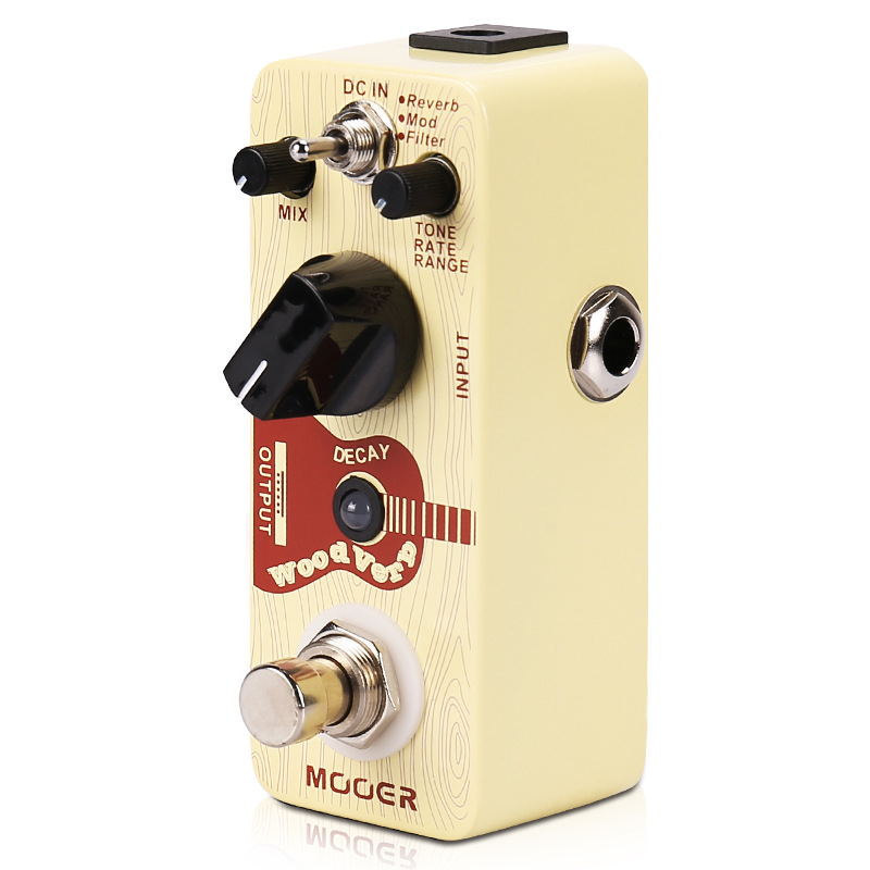 MOOER魔耳 micro woodverb 民谣木吉他混响单块效果器 艺钛客正品