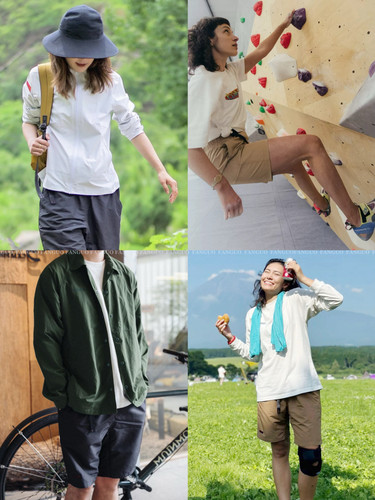 【gr*小野人】 三防面料！痞帅日系山系户外休闲短裤滑板裤男女