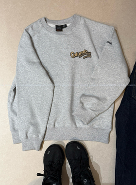 原厂！be*D联名款 重磅480g 全棉毛圈字母刺绣狗狗卫衣情侣款