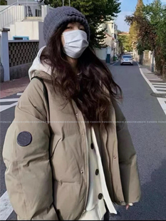 长在心巴上的那件！冲锋飞行服面包羽绒服外套 秋冬新款