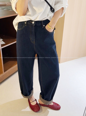 【梨形福音】vi*age经典复古丹宁牛仔裤女直筒裤萝卜裤