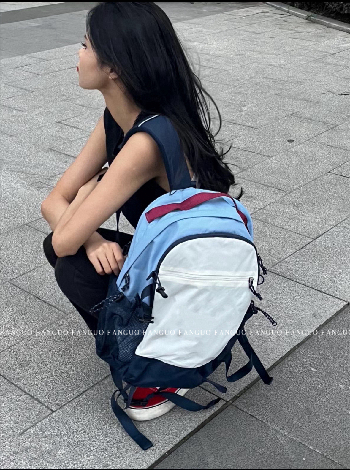 户外运动风  实用好用！旅行通勤轻便双肩包背包 2024新款