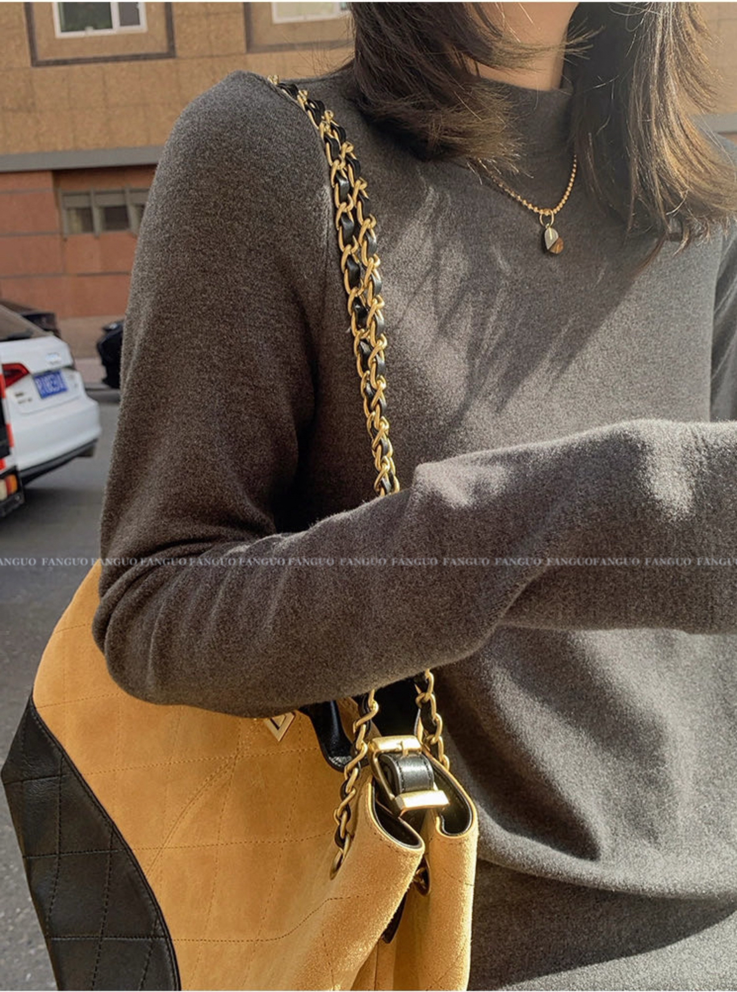 秋冬百搭基础款！莱塞尔弹力自发热半高领打底衫条纹T恤女