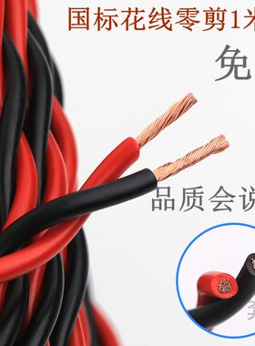 零剪1米国标纯铜家用电源花线