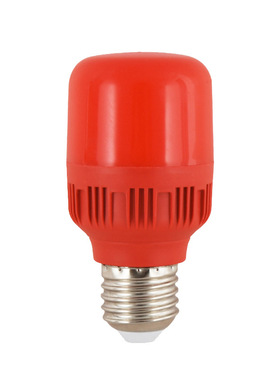 LED球泡灯螺口螺纹灯笼灯泡红色发光螺丝E27灯泡红灯笼喜庆灯泡