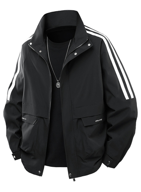 雷诺斯LAYNOS时尚户外立领休闲夹克76D2816A