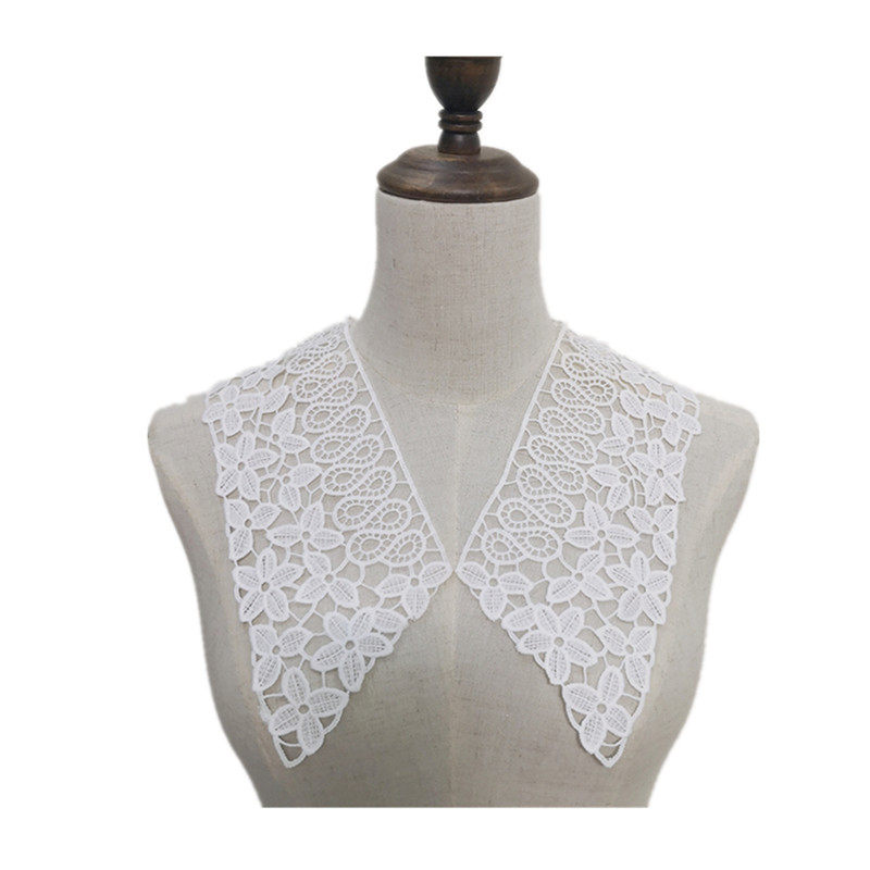 LACE COLLAR NECKLINE LACE FALSE COLLAR DOLL COLLAR COLLAR DECORATION DIY CLOTHING HANDMADE ACCESSORIES WHITE KOREAN VERSION SWEET