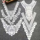 白V领水溶刺绣蕾丝花边DIY服装 新款 手工辅料假领子领口配饰百搭