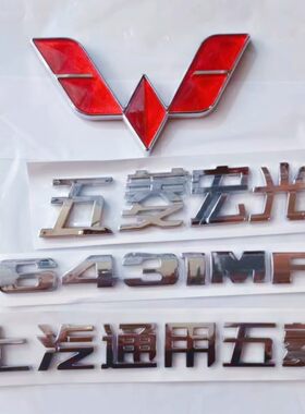 前后车标专用五菱宏光
