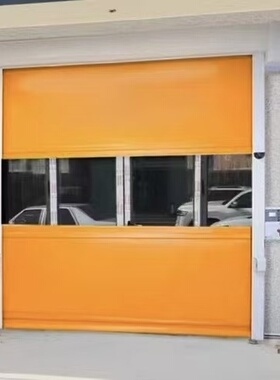 快速卷帘门电自动感应升降门无尘车间厂房工厂工业堆积pvc快速门