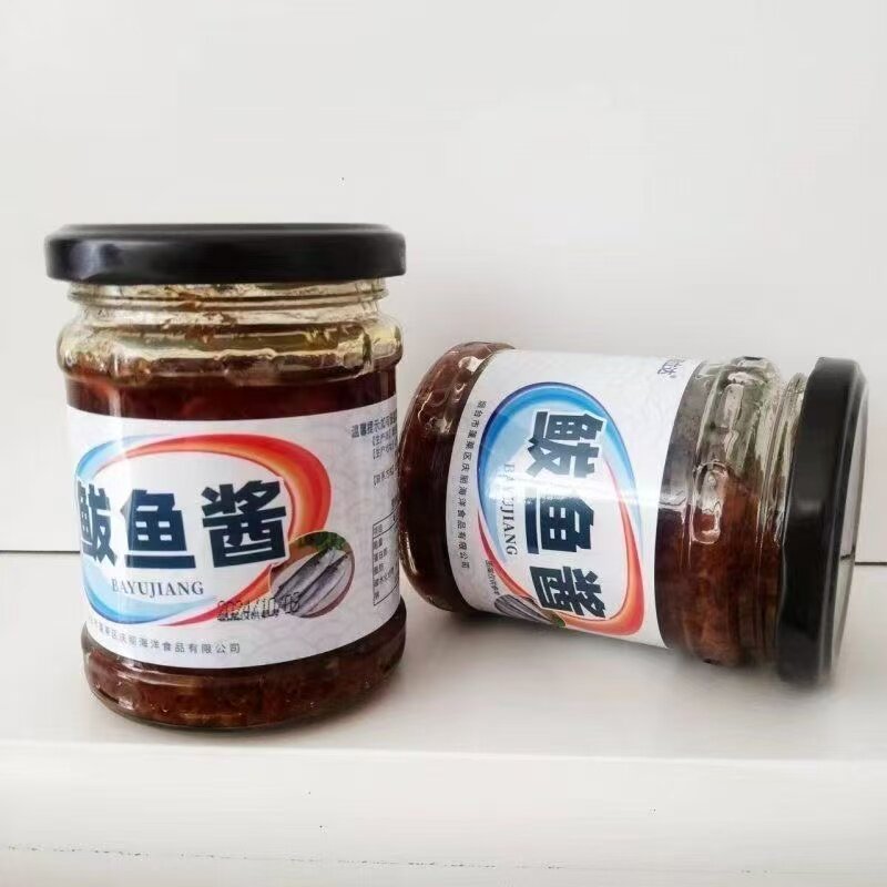烟台特产丽立达鲅鱼酱海怪酱瓶装160克*2瓶海鲜酱即食拌饭酱料