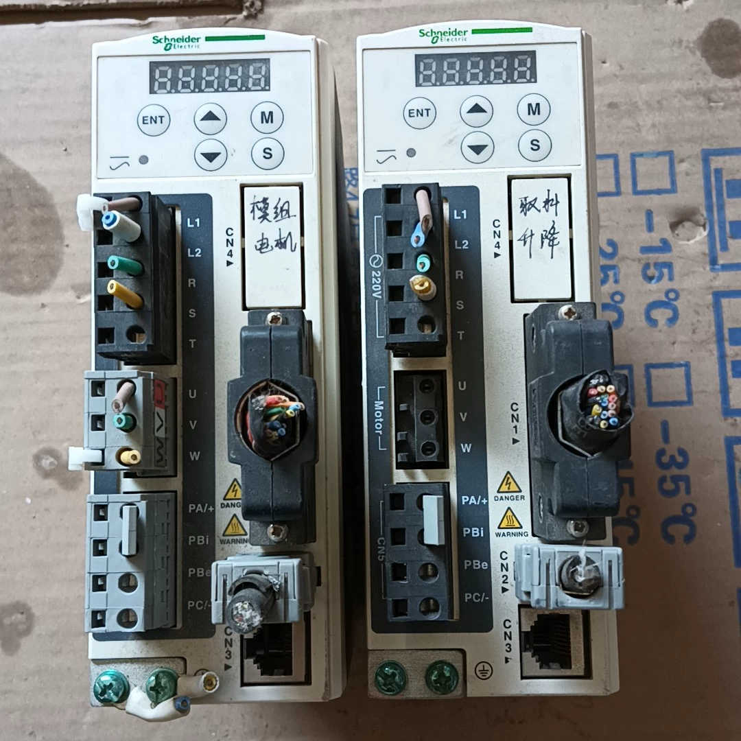 【议价】拆机施耐德伺服,LXM23DU01M3X.100W,200W适用