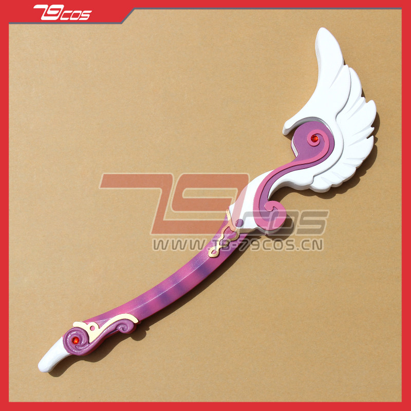 79COS最终幻想FF9艾可卡萝尔Eiko Carol手杖cosplay精品道具定做