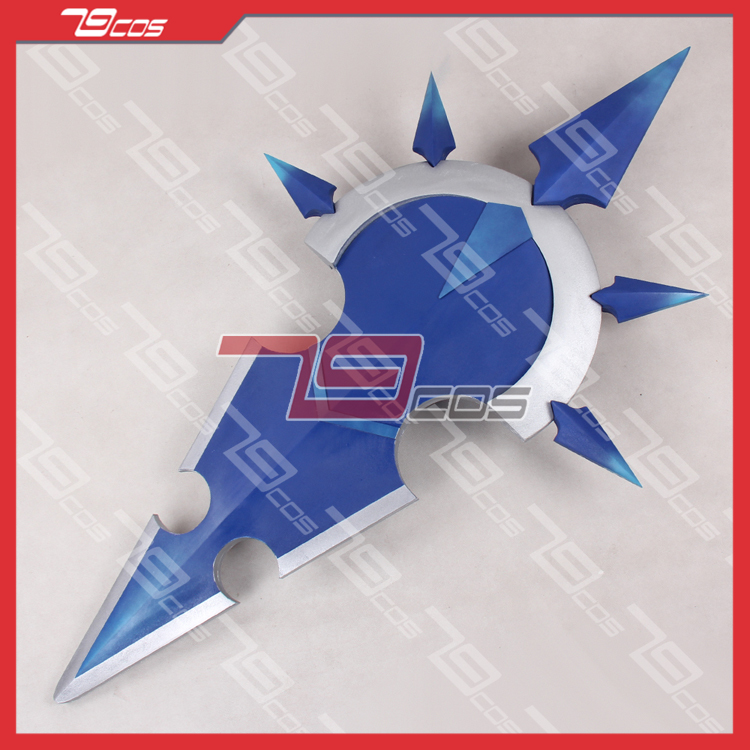 79COS王國之心2XIII機關(guān)冰凍的學(xué)士維克森COSPLAY精品道具定做